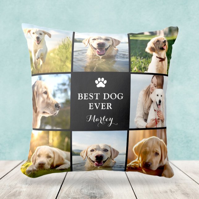 Pet Memorial Photo Collage Cushion (Creator Uploaded)