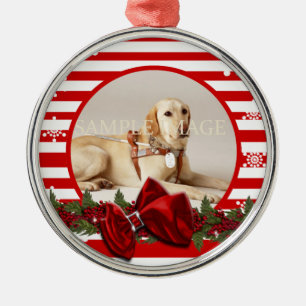 Pet memorial photo PERSONALIZE Metal Tree Decoration