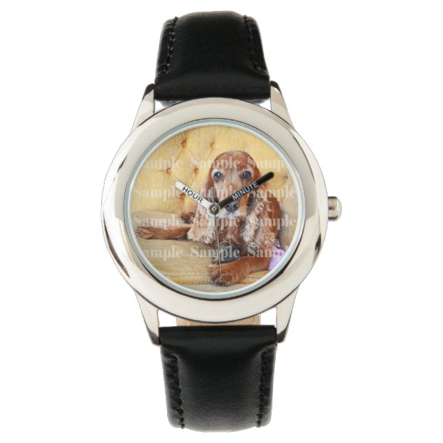 Pet memorial photo PERSONALIZE Watch (Front)
