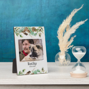 Pet Memorial Photo Plaque