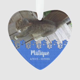 Pet Memorial Remembrance Beloved Keepsake Ornament