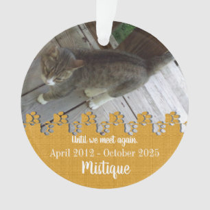 Pet Memorial Remembrance Beloved Keepsake Ornament