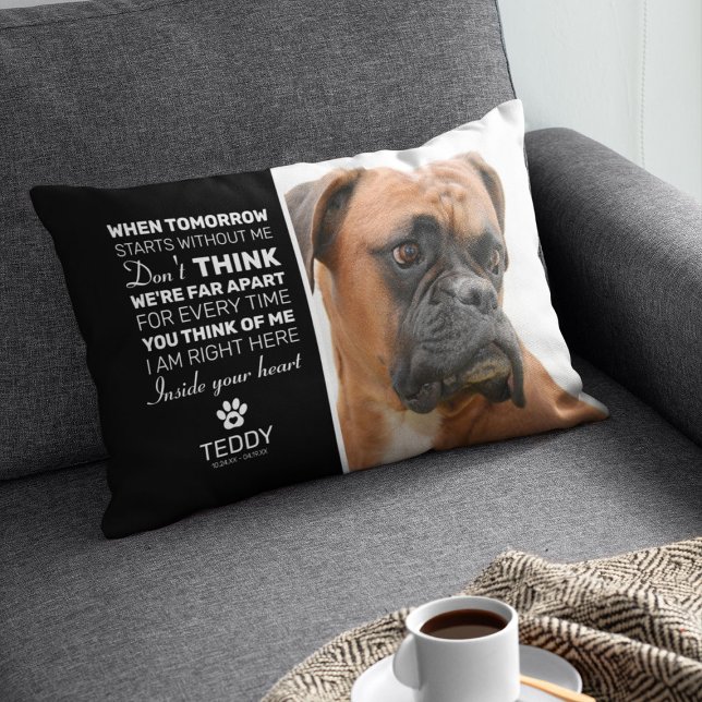 Pet Memorial | Remembrance Dog Keepsake Decorative Cushion (Creator Uploaded)