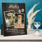 Pet Memorial Rustic Quote Photo