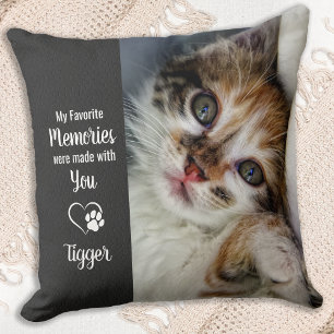 Pet Memorial Sympathy Keepsake Dog Cat Photo Cushion