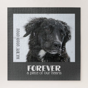 Pet Memorial Sympathy Photo Jigsaw Puzzle