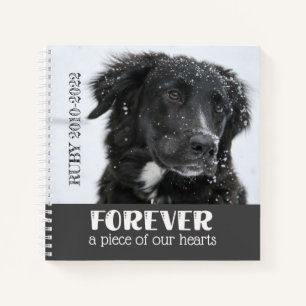 Pet Memorial Sympathy Photo Notebook