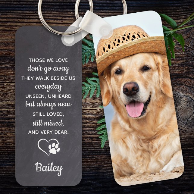 Pet Memorial Sympathy Poem Pet Loss Keepsake Dog Key Ring (Creator Uploaded)