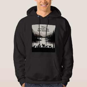 Pet memorial: Where Memories Wag, Love Lives On Hoodie