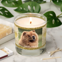 PET MEMORIAL your photo custom  Scented Candle