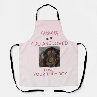 Pet Mom Loved Photo Apron