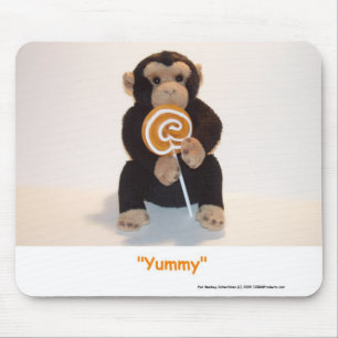 Pet Monkey Eating a HUGE Sucker Mouse Mat