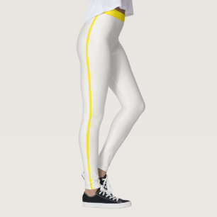 Pet Mum Cat Lover Neutral Blazing Yellow Stripes Leggings