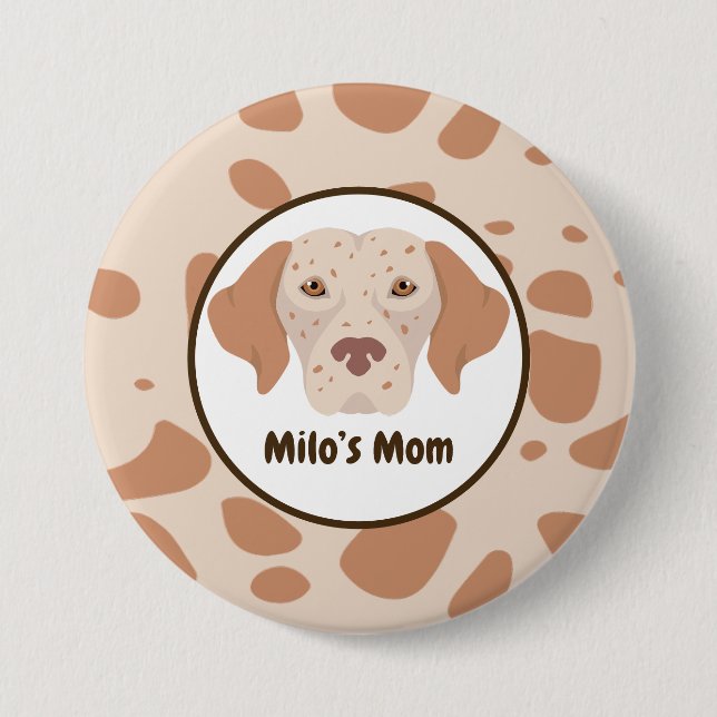 Pet mum Keychain Button (Front)