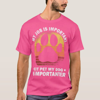 Pet my dog sarcastic dog owner saying T-Shirt