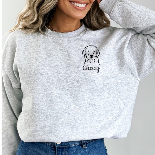 Pet Name Dog Art  Sweatshirt (Creator Uploaded)