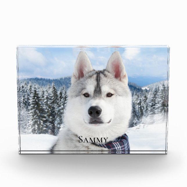 Pet Name Photo Block (Front)