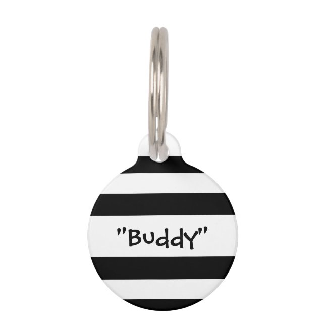 Pet Name QR Code Custom Tag (Front)