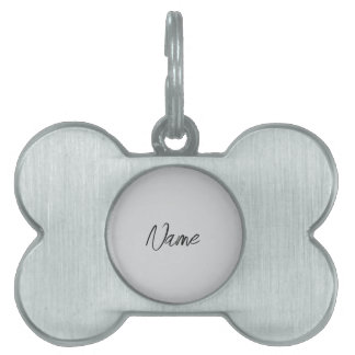 Pet name tag