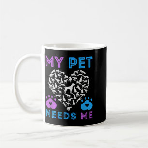 Pet Needs Emotional Support Pets Dog Boy Girl Coffee Mug