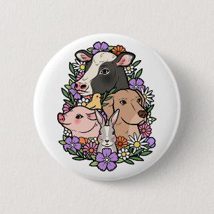 Pet Not Food 6 Cm Round Badge