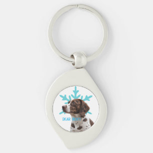 Pet ornament christmas personalise key ring