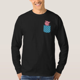 Pet Owner Amphibian Mexican Salamander Cute Pocket T-Shirt