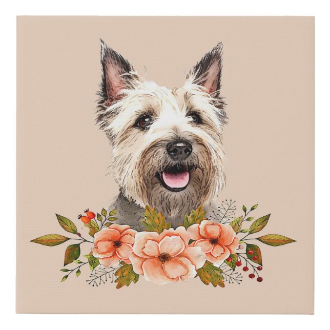 Pet Owner Gift Custom Dog Wall art Cute Westie (Front)