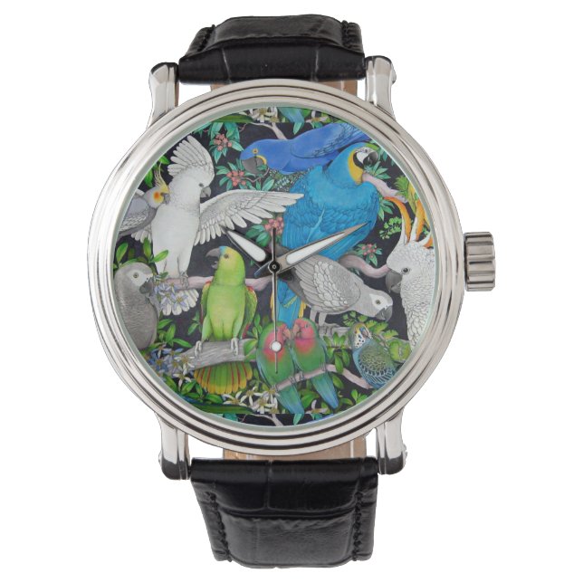 Pet Parrots of the World Watch (Front)