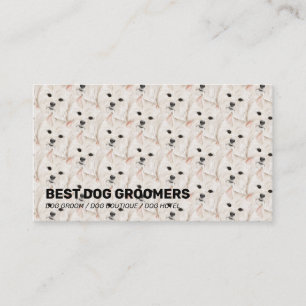 Pet Pattern West Highland Terrier Dog Business Card