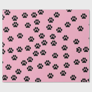 Pet Paw Pattern Wrapping Paper