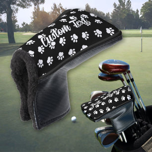 Pet Paws Pattern Golf Head Cover