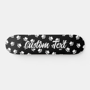 Pet Paws Pattern Skateboard