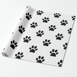 Pet Paws Pattern Wrapping Paper