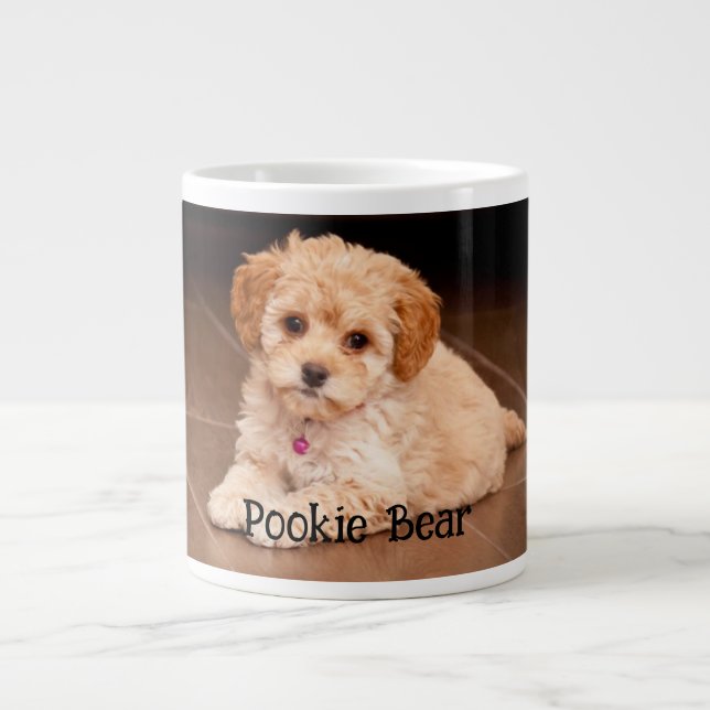 Pet phot personalised custom. large coffee mug (Front)