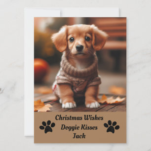 Pet Photo Christmas Card