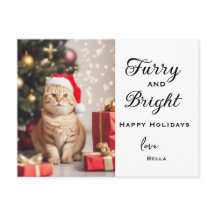 Pet Photo Christmas Card - Personalised Holiday