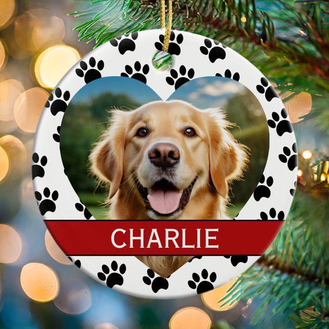 Pet Photo Christmas Ceramic Tree Decoration (Creator Uploaded)