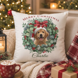 Pet Photo Christmas – Personalised Holiday Gift Cushion