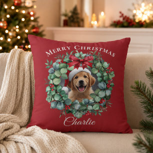 Pet Photo Christmas – Personalised Holiday Gift Cushion