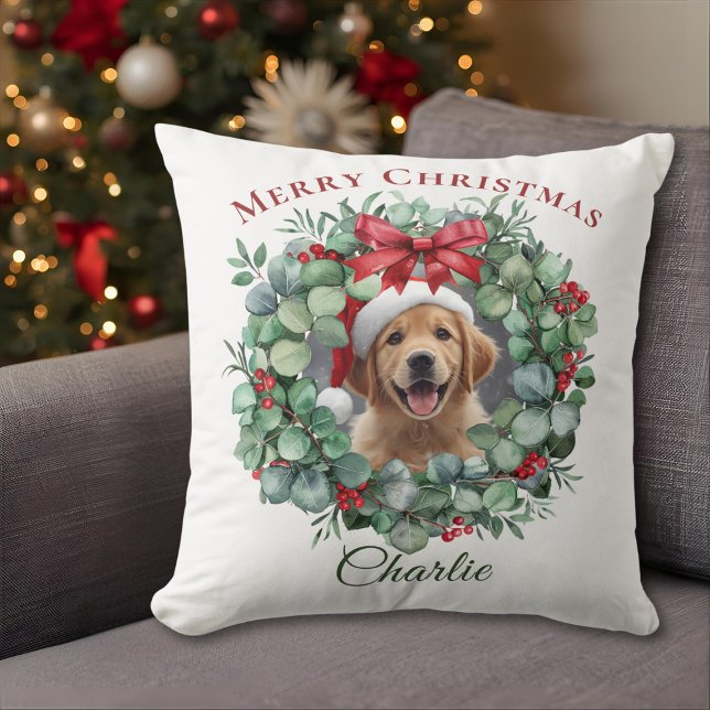 Pet Photo Christmas – Personalized Holiday Gift Cushion (Creator Uploaded)