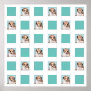 Pet photo collage 18 DIY keepsake memorial wall Poster