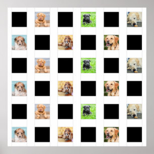 Pet photo collage 18 montag keepsake DIY Poster