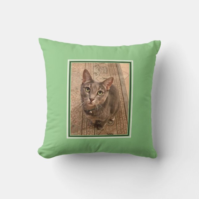Pet Photo Customised Cat Pillow (Front)