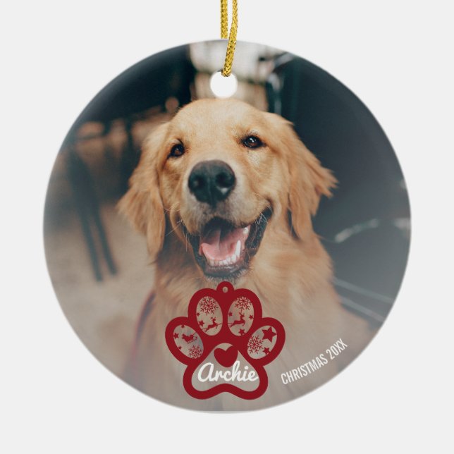 Pet Photo | Cute Pet Dog Ornaments (Front)