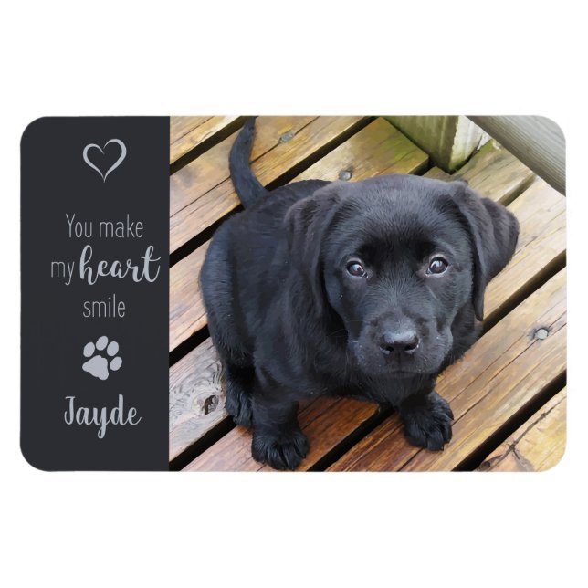 Pet Photo - Dog Photo - Cat Photo - Pet Memorial Magnet (Horizontal)