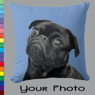 Pet Photo for Dog Lovers Dog Moms Grandma  Cushion