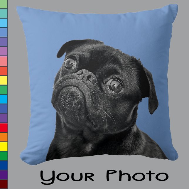 Pet Photo for Dog Lovers Dog Moms Grandma  Cushion (Creator Uploaded)