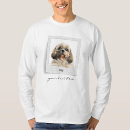 Pet Photo Frame Personalised Birthday  T-Shirt