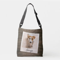 Pet Photo Frame Rustic Wood Personalised